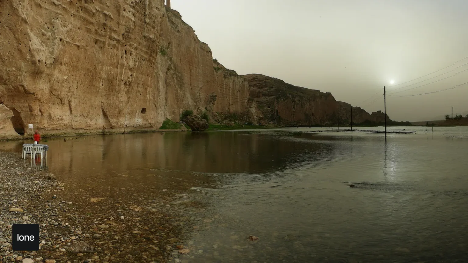Batman gezi rehberi kapsamında Hasankeyf + Dicle temalı gerçek şehir fotoğrafı
