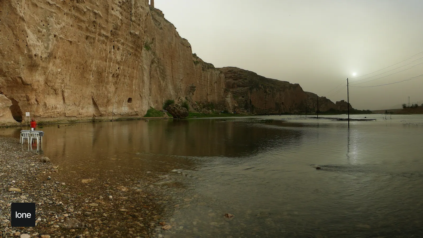 Batman gezi rehberi kapsamında Hasankeyf + Dicle temalı gerçek şehir fotoğrafı