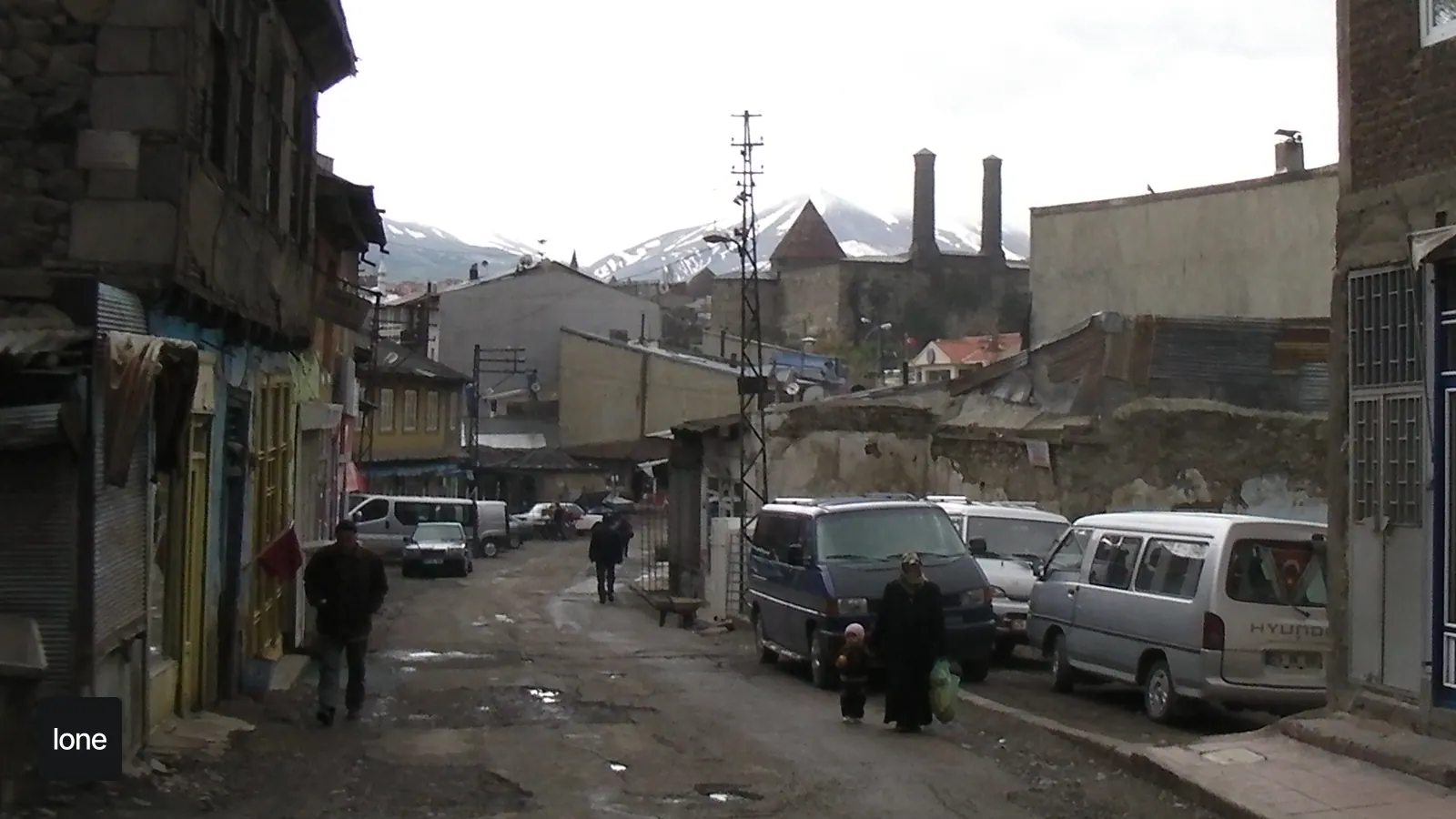 Erzurum kış rotası kapsamında Palandöken + medrese temalı gerçek şehir fotoğrafı