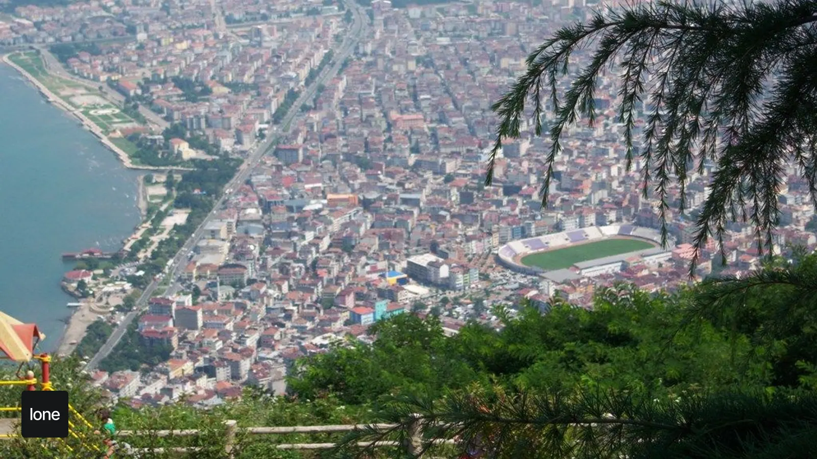 Ordu gezi rehberi kapsamında Boztepe + sahil temalı gerçek şehir fotoğrafı